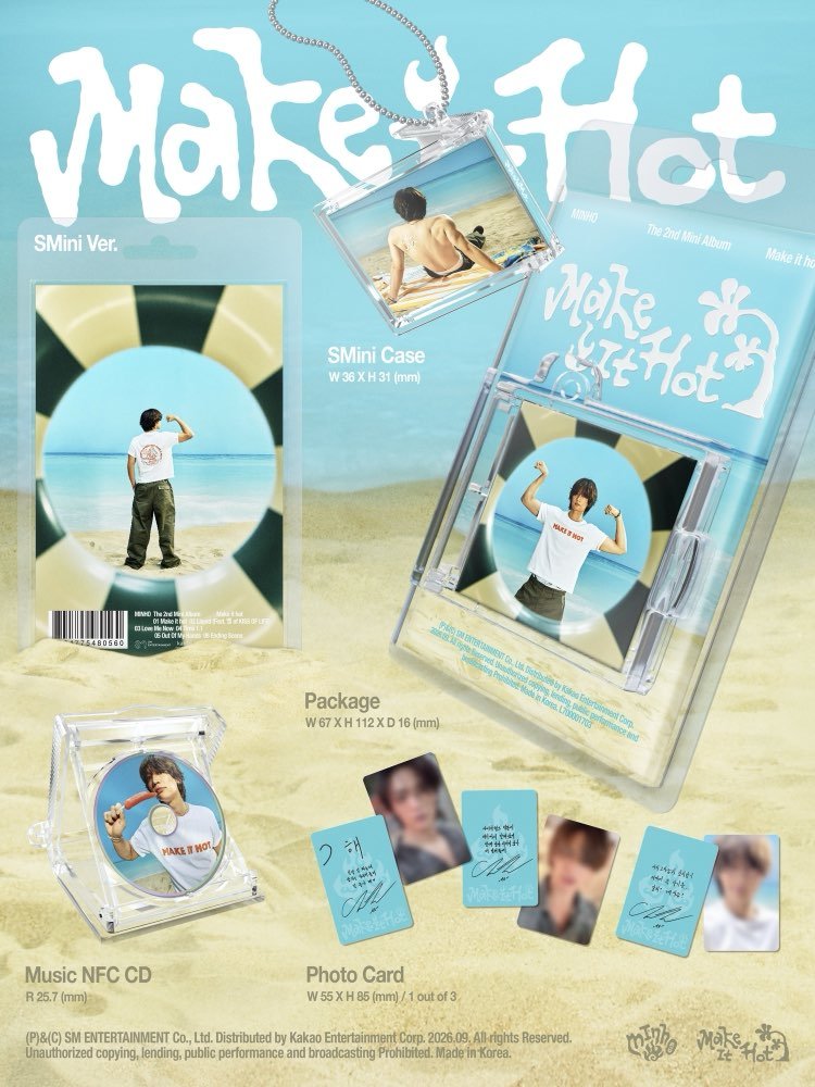 MINHO The 2nd Mini Album『Make it hot』【SMini Ver.】 - SHINee